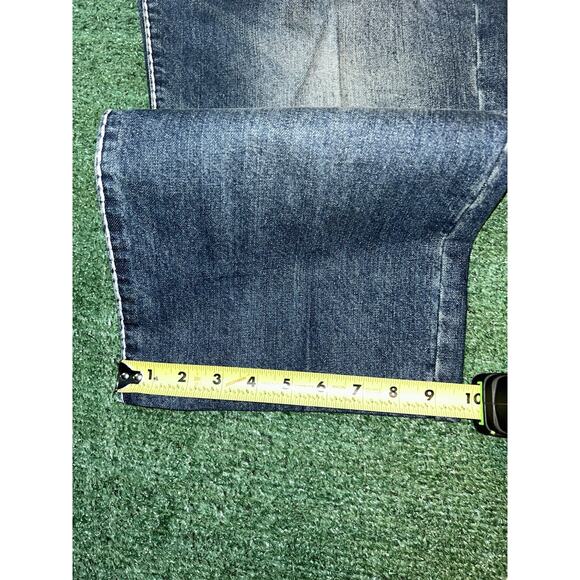 Vtg Eight 732 Baggy Y2K Hip Hop Embroidered Jeans Men 38x32 - Picture 9 of 10